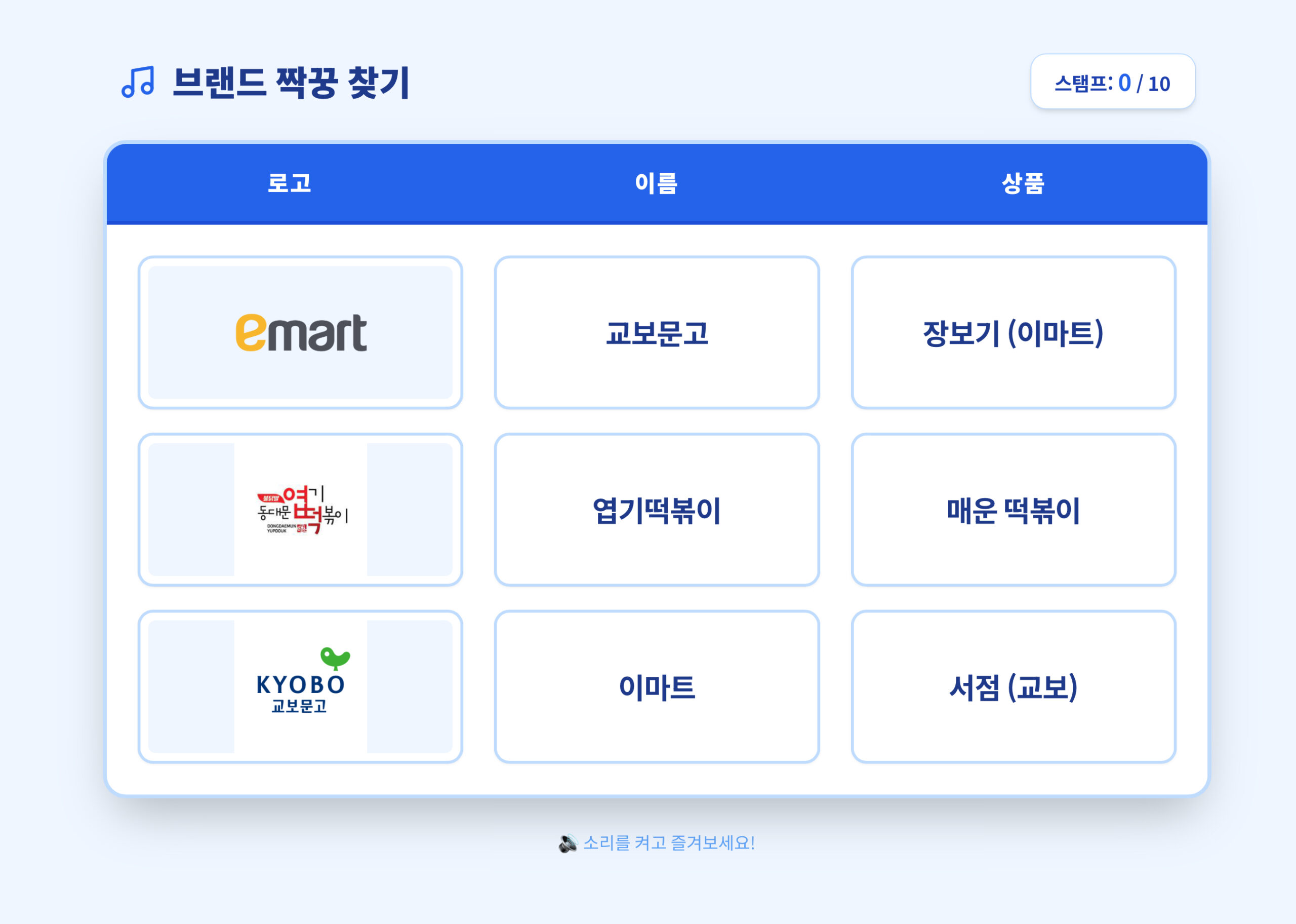 브랜드 마스터가 되어라!